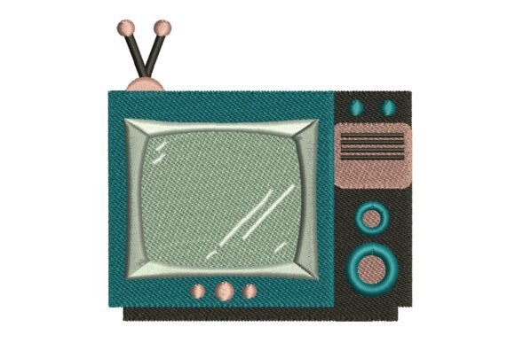 90s TV Embroidery