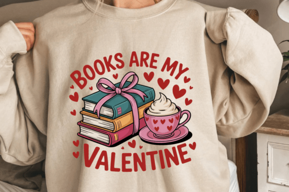 Book Are My Valentine Embroidery File