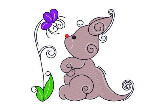 Bunny Embroidery Design - 6 Sizes