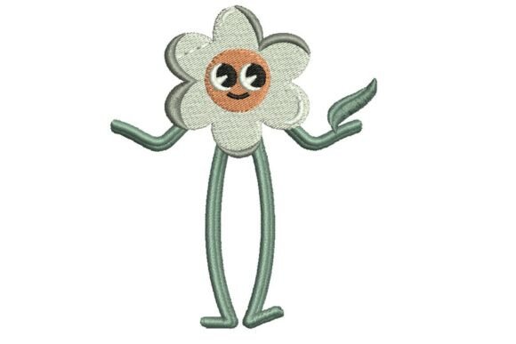 Cheerful Flower Embroidery
