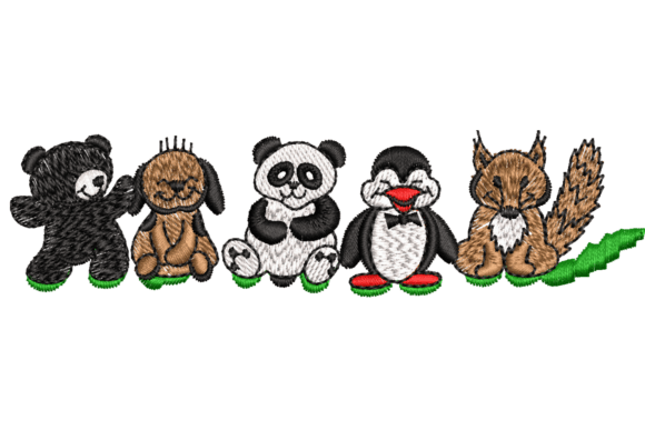 Cute Animal Embroidery Collection