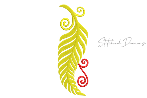 Feather Digital Embroidery Design