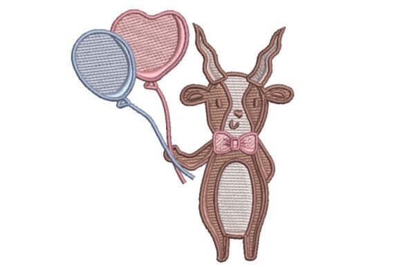 Party Gazelle Embroidery