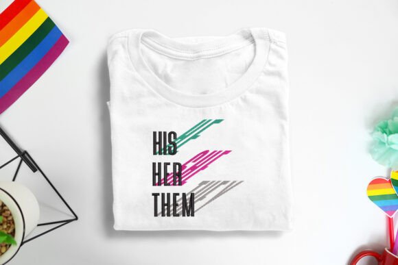 Pronouns with Shadows Embroidery Trio