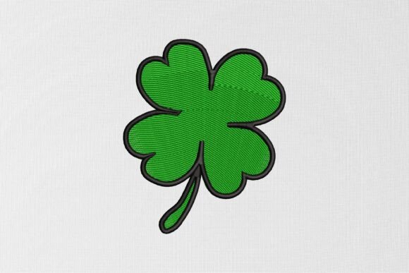 Shamrock Leaf Embroidery Design