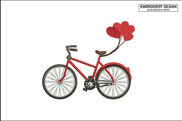 Valentine Love Embroidery Design
